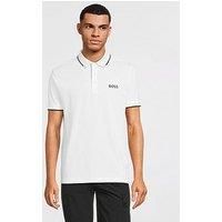 Boss Paddy Pro Logo Regular Fit Polo Shirt - White