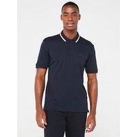 Boss Penrose 38 Slim Fit Polo Shirt - Dark Blue