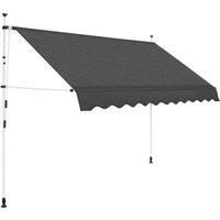 Manual Retractable Awning 300 cm Anthracite