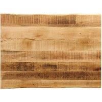 Table Top Live Edge 70x60x3.8 cm Solid Wood Rough Mango