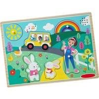 Ms. Rachel-Inspired Wooden Song Peg Puzzle - 2 Options