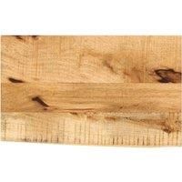 Table Top 40x30x3.8 cm Live Edge Solid Wood Rough Mango
