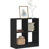 Bookcase Black 68.5x32x75 cm Engineered Wood