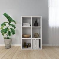 Book Cabinet/Sideboard White 66x30x97.8 cm Engineered Wood