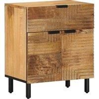 Bedside Cabinet Brown 50x33x60 cm Solid Wood Mango