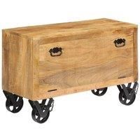 Shoe Cabinet 86x35x55 cm Solid Mango Wood