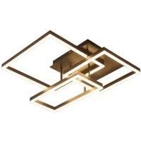 Dimmable Led Ceiling Light,48W Modern Led Ceiling Lamp with Remote Control,Temprature and Brightness Adjustable for Living Room