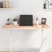 Table Top 100x40x2 cm Untreated Solid Wood Oak