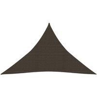 Sunshade Sail 160 g/m Brown 2.5x2.5x3.5 m HDPE