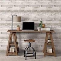 Noordwand Homestyle Wallpaper Wood Off-white and Grey