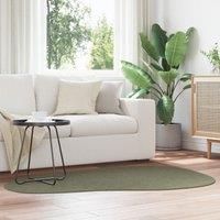 Rug ""HUARTE"" Short Pile Soft and Washable Forest Green 120x170 cm
