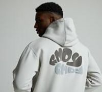 RMDY Bubble Overhead Hoodie - Grey - Size L