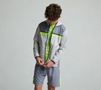Frequency Junior Evolution Pro Windbreaker - Grey - Size S/B