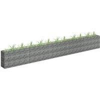 Gabion Raised Bed Galvanised Steel 450x30x60 cm
