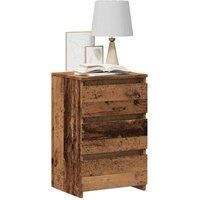 Bedside Cabinet Old Wood 40x35x62.5 cm Engineered Wood
