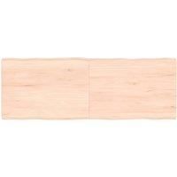 Table Top 140x50x(2-4) cm Untreated Solid Wood Live Edge