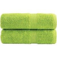 Premium Guest Towels SOLUND 2 pcs Apple Green 30x50 cm 600 gsm