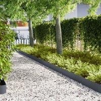 Lawn Edgings 50 pcs Anthracite 100x0,5x20 cm Steel