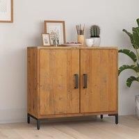 Sideboard Brown 75x35x70 cm Solid Pinewood