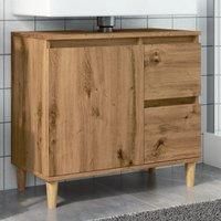 Sink Cabinet Artisan Oak 65x33x60 cm Engineered Wood