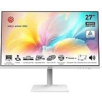 Msi Modern Md272Qxpw 27 Inch, Quad Hd, 100Hz, Adaptive-Sync, Flat Monitor With Adjustable Stand + Built-In Speakers