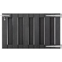 Garden Gate WPC 100x60 cm Grey