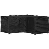 L-Shaped Garden Furniture Cover 12 Eyelets 185x185x90 cm