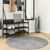 Shaggy Rug PAMPLONA High Pile Modern Grey £ 120 cm