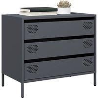 SideboardAnthracite 68x39x58.5 cm Cold-rolled Steel