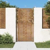Garden Gate 105x180 cm Corten Steel Square Design
