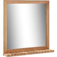 Bathroom Mirror 60x12x62 cm Solid Walnut Wood