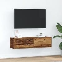 TV Cabinet Old Wood 100x31x25,5 cm Engineered Wood