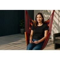 Thickened Polyester-Cotton Hanging Chair - Indoor & Outdoor, 2 Colours, 250Kg Capacity