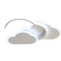 Creative Cloud LED Ceiling Light,32W LED Ceiling Lamp With Remote Control 3000-6500K For Living Room, Kitchen, Dining Room