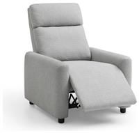 Kyoto Ashton Fabric Recliner Chair - Grey