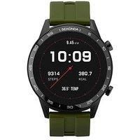 Sekonda Active Men'S Silicone Strap Smartwatch - Green/Black
