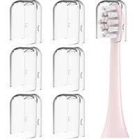 6 Pcs Dustproof Covers for Philips Sonicare Electric Toothbrush Heads, Replacement Brush Head