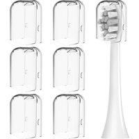 6pcs Dustproof Covers for Philips Sonicare Electric Toothbrush Heads, Replacement Brush Head Cover
