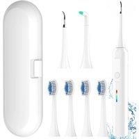 Electric Toothbrush, 6 Brush Heads & Travel Case, 3 Modes Rechargeable Electric Toothbrushes,