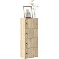 Bookcase Sonoma Oak 40x24x102 cm Engineered Wood