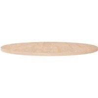Round Table Top £90x2,5 cm Untreated Solid Wood Oak