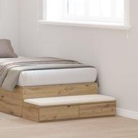 Bed Drawers Artisan Oak 80x36.5x16.5 cm Made from Engineered Wood