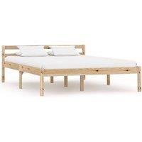 Bed Frame Solid Pine Wood 120x200 cm