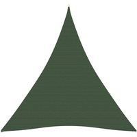 Sunshade Sail 160 g/m Dark Green 3x4x4 m HDPE
