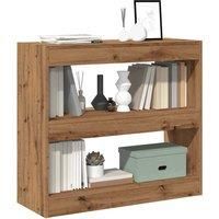Book Cabinet/Room Divider Artisan Oak 80x30x72 cm