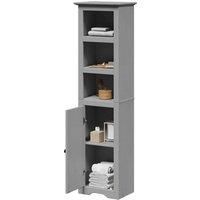 Bathroom Cabinet BODO Grey 44x30x160 cm
