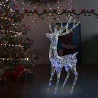 XXL Acrylic Christmas Reindeer 250 LED 180 cm Colourful