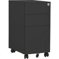 Mobile File Cabinet Anthracite 30x45x59 cm Steel