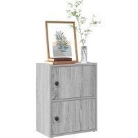 Bookcase Grey Sonoma 40x24x52 cm Engineered Wood
