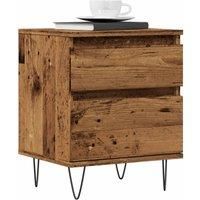 Bedside Cabinet Old Wood 40x35x50 cm Engineered Wood